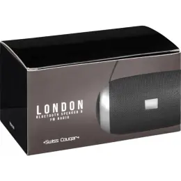 Swiss Cougar London Bluetooth Speaker & FM Radio Box